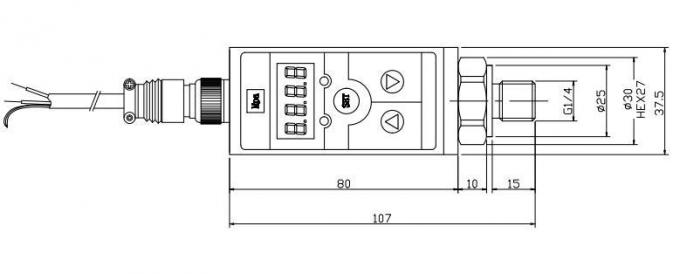 Pressostat avec contrôleur à 2 à 4 points et pressostat électronique 4-20mA 4