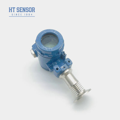 24 V 0,1% F.S Transmetteur de pression sanitaire Capteur de pression de diaphragme plat intelligent